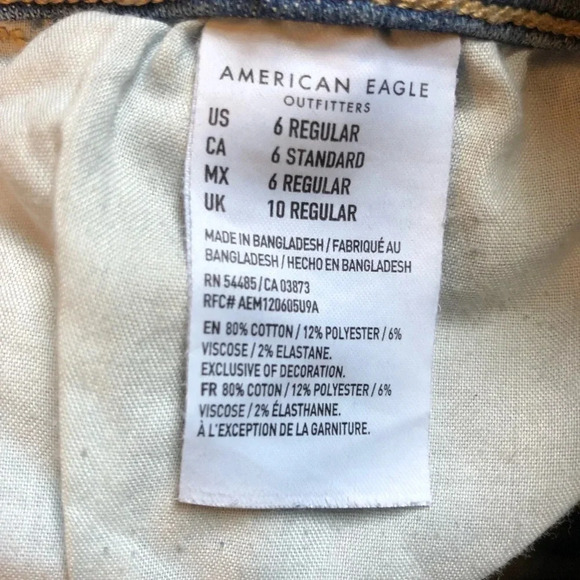 American Eagle Jeans size 6 - Picture 6 of 7